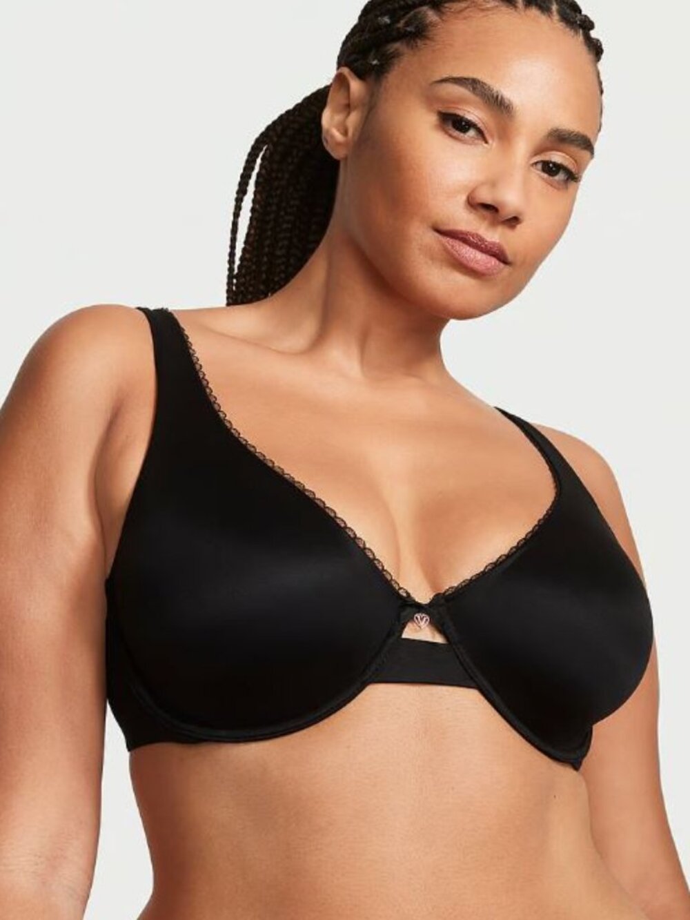 38D Victoria Secret BODY BY VICTORIA Unlined Full Coverage Bra Smooth Microfiber